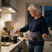 Cordless WarmWrap staying on while she cooks dinner
