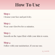 How to use Lumiville Aqua Elixir in four steps