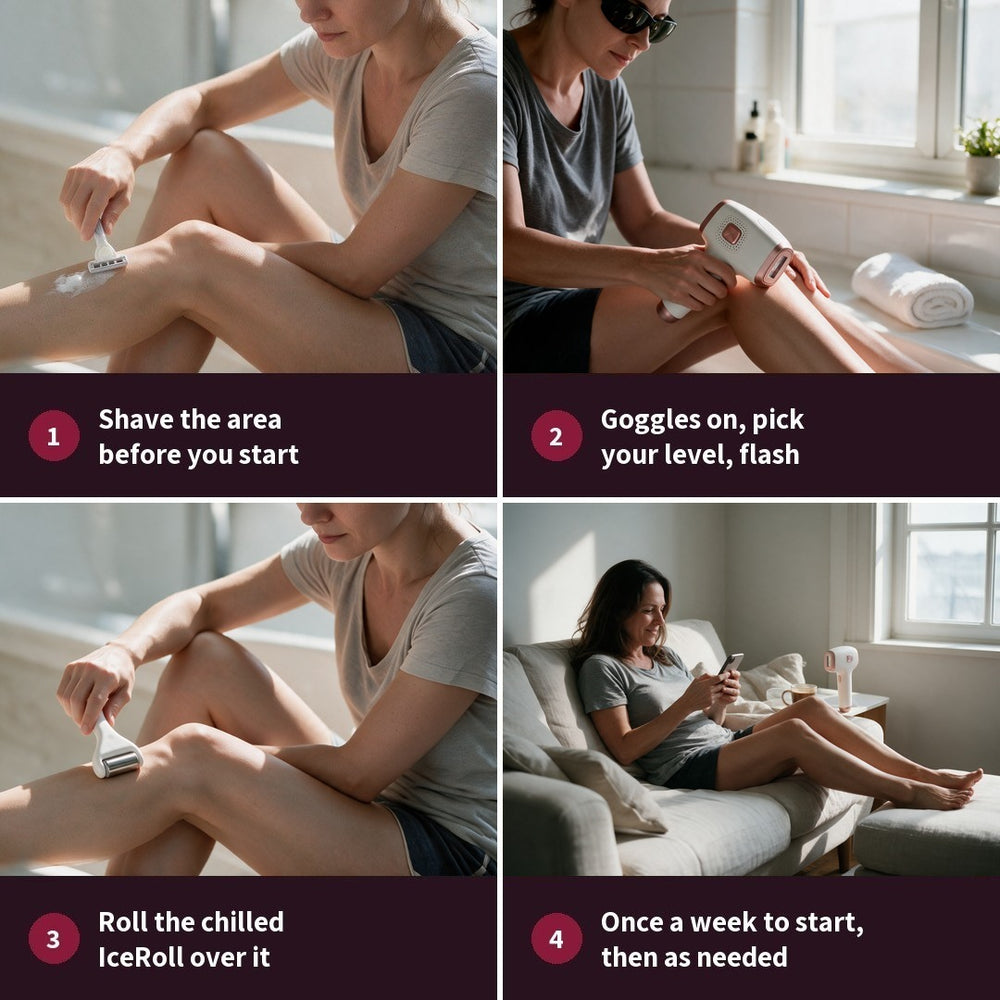 How to use the SmoothPro Set in four steps